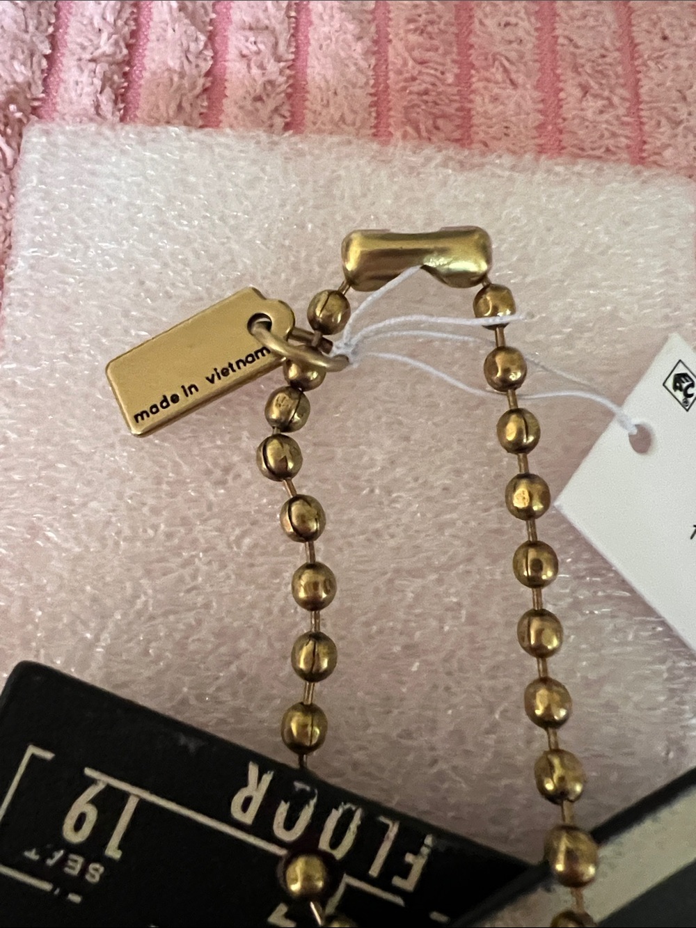 Coach Friendship Concert Ticket Bag Charm - Picture 5 of 6